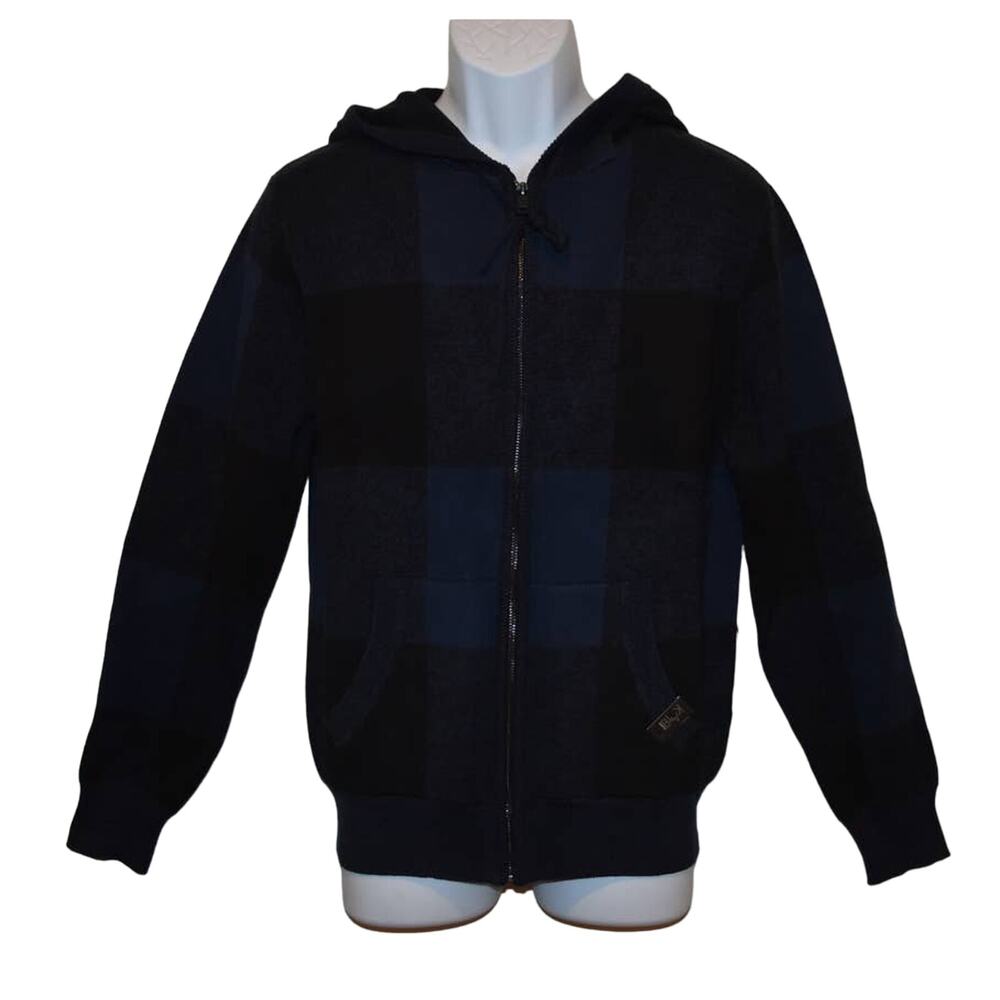 NWT XL * Mens Zip Front Knit Sweater with Hoodie * Rocawear